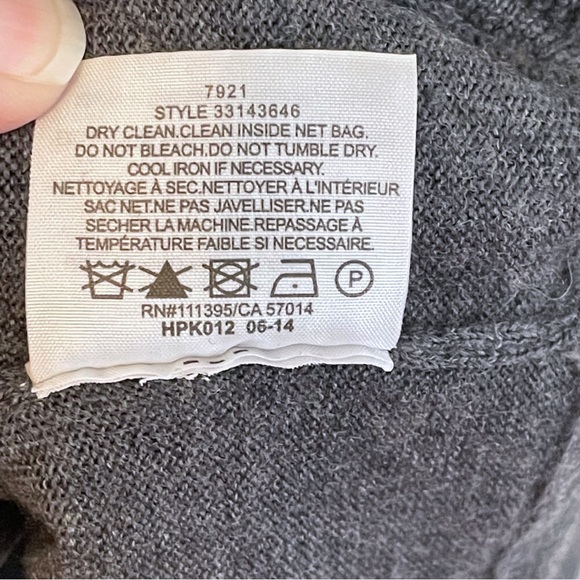 TORY BURCH | Merino Wool Kammy Crewneck Sweater Lace Sleeves Women’s Size Small - Picture 7 of 8